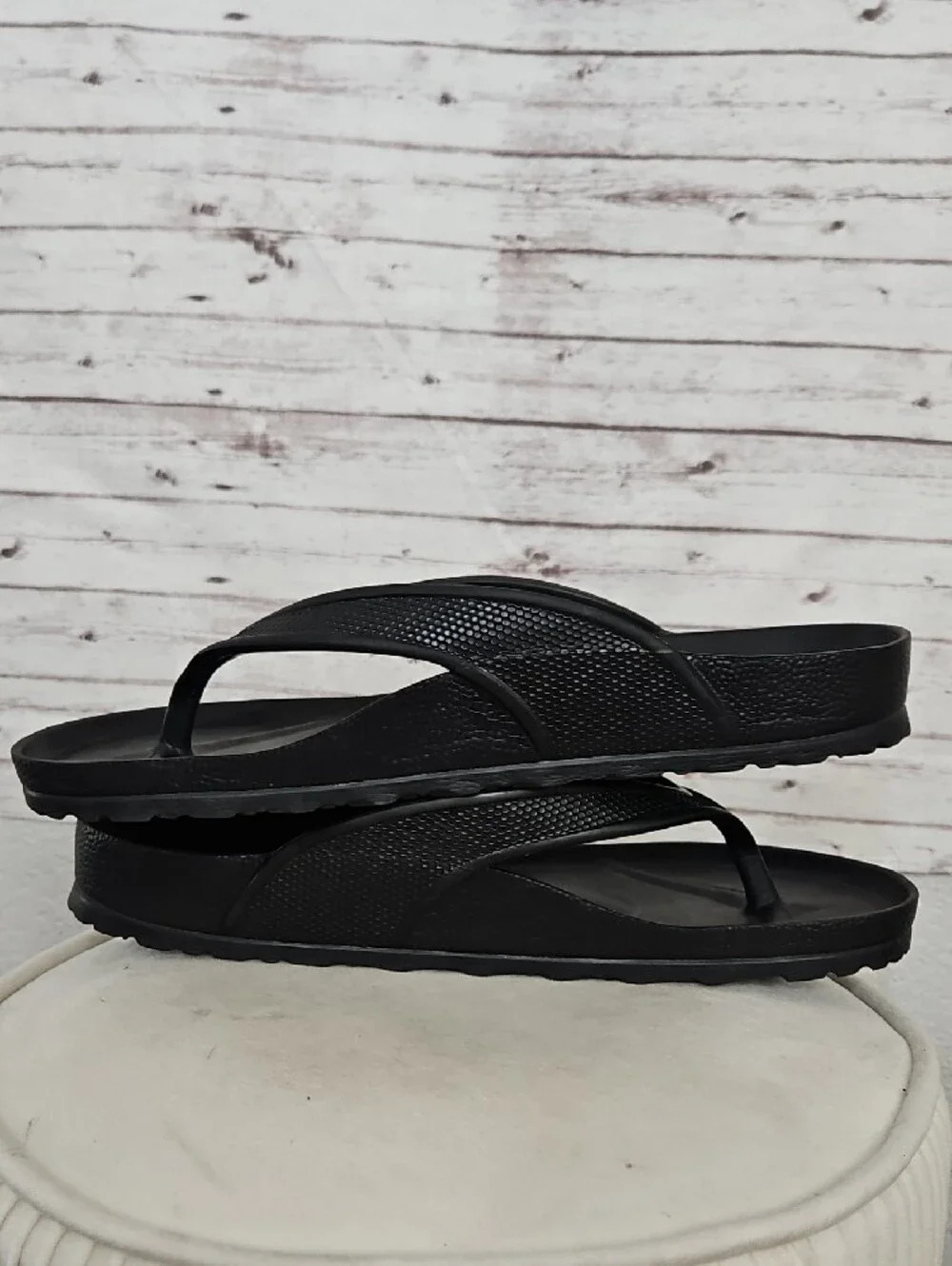Birkenstock Black Honolulu EVA Thong Sandals
